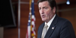 UNITED STATES Ð MAY 5: Rep. John Garamendi, D-Calif., speaks during the news conference on Thursday, May 5, 2011,  calling for an exit strategy from Afghanistan. (Photo By Bill Clark/Roll Call)