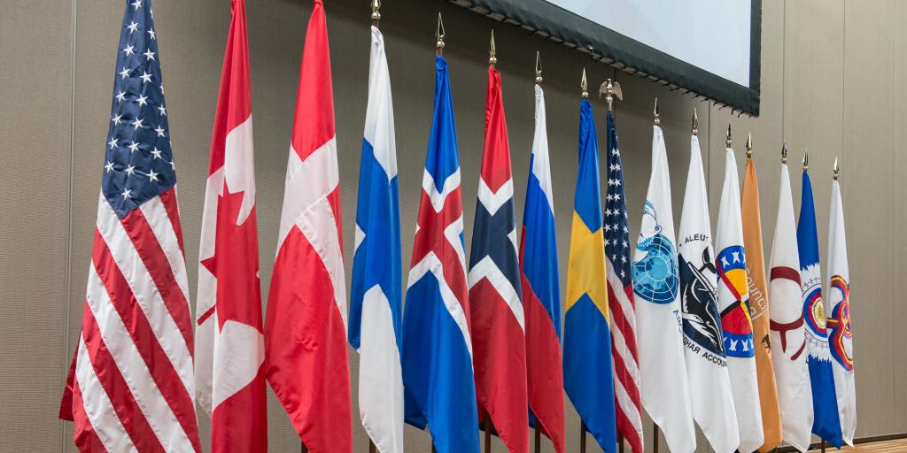 Arktisk-råd-alle-flaggene-Arctic-Council-Secretariat-Linnea-Nordström